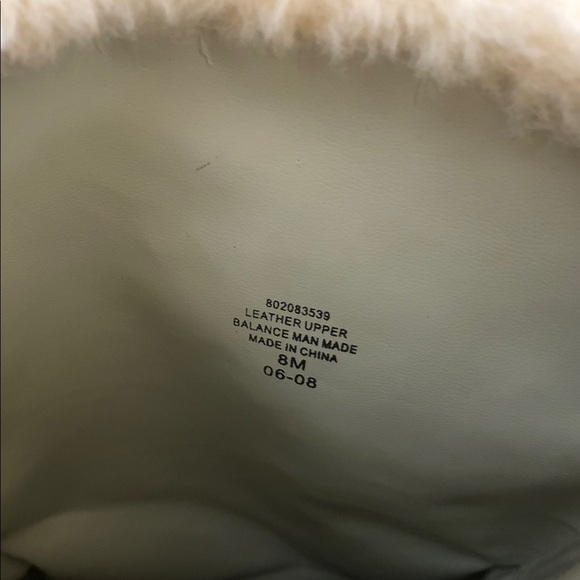 Lauren Ralph Lauren Tan Faux Shearling Heeled Boots Size 8 - Picture 8 of 13